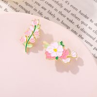 Pastoral Flower Alloy Stoving Varnish Unisex Brooches main image 4
