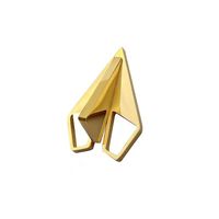 Simple Style Paper Airplane Stainless Steel Plating Unisex Brooches main image 5