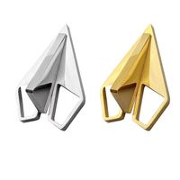 Simple Style Paper Airplane Stainless Steel Plating Unisex Brooches main image 4
