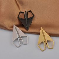 Simple Style Paper Airplane Stainless Steel Plating Unisex Brooches main image 1