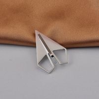 Simple Style Paper Airplane Stainless Steel Plating Unisex Brooches sku image 1