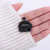 Cartoon Style Letter Alloy Stoving Varnish Unisex Brooches main image 2