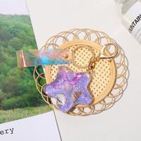 Marine Style Starfish Arylic Unisex Bag Pendant Keychain main image 3