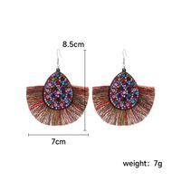 1 Pair Simple Style Classic Style Geometric Inlay Alloy Zircon Drop Earrings main image 2