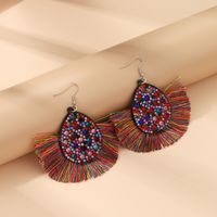 1 Pair Simple Style Classic Style Geometric Inlay Alloy Zircon Drop Earrings main image 4