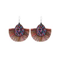 1 Pair Simple Style Classic Style Geometric Inlay Alloy Zircon Drop Earrings main image 6