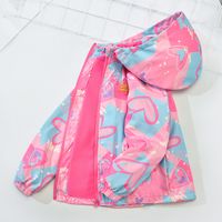 Sports Heart Shape Polyester Girls Outerwear main image 1