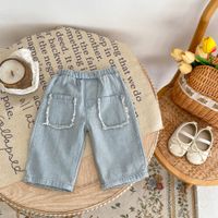 Vintage Style Solid Color Cotton Pants & Leggings main image 2