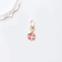 Pastoral Flower Alloy Women's Bag Pendant Keychain main image 4