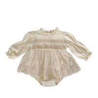 Princess Solid Color Polyester Baby Rompers main image 2