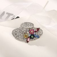 Lady Hat Alloy Women's Brooches sku image 2