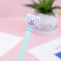 1 Piece Rabbit Cartoon Bear Class Learning Graduation Plastic Cartoon Style Gel Pen sku image 1