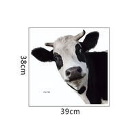 Casual Vacation Cows Plastic Wall Sticker sku image 1