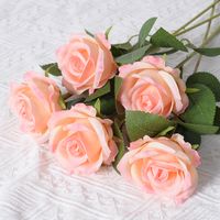 Valentinstag Romantisch Pastoral Rose Seidenblume Gruppe Datum Festival Künstliche Pflanze sku image 13