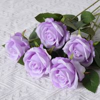 Valentinstag Romantisch Pastoral Rose Seidenblume Gruppe Datum Festival Künstliche Pflanze sku image 21