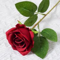 La Saint-valentin Romantique Pastorale Rose Fleur De Soie Fête Date Festival Plante Artificielle sku image 22