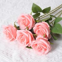 Valentinstag Romantisch Pastoral Rose Seidenblume Gruppe Datum Festival Künstliche Pflanze sku image 18