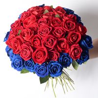 Valentine's Day Romantic Pastoral Rose Silk Flower Party Date Festival Artificial Plant main image 1