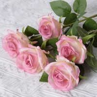 Valentinstag Romantisch Pastoral Rose Seidenblume Gruppe Datum Festival Künstliche Pflanze sku image 16