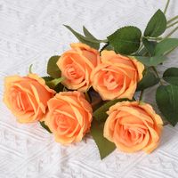 Valentinstag Romantisch Pastoral Rose Seidenblume Gruppe Datum Festival Künstliche Pflanze sku image 11