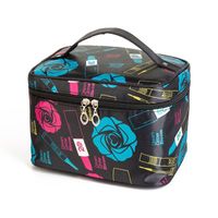 Retro Multicolor Polyester Composite Needle Punched Cotton Storage Bag Makeup Bags main image 5