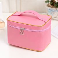Retro Multicolor Polyester Composite Needle Punched Cotton Storage Bag Makeup Bags sku image 6