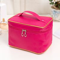 Retro Multicolor Polyester Composite Needle Punched Cotton Storage Bag Makeup Bags sku image 9