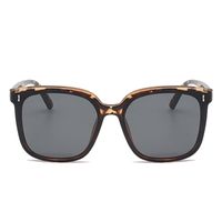 Classic Style Solid Color Pc Square Full Frame Women's Sunglasses sku image 2