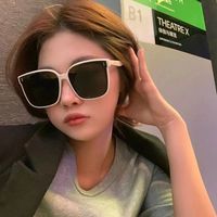Classic Style Solid Color Pc Square Full Frame Women's Sunglasses main image 3