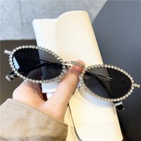 Streetwear Solid Color Pc Round Frame Full Frame Women's Sunglasses sku image 1