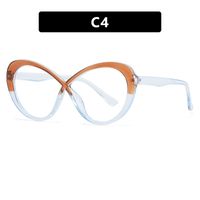 Streetwear Solid Color Ac Round Frame Full Frame Optical Glasses sku image 4