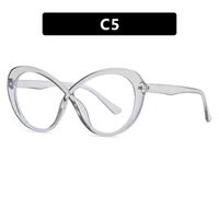 Streetwear Solid Color Ac Round Frame Full Frame Optical Glasses sku image 5