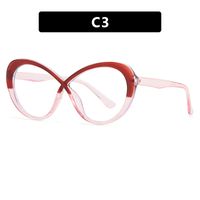 Streetwear Solid Color Ac Round Frame Full Frame Optical Glasses sku image 3