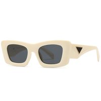 Classic Style Solid Color Pc Cat Eye Full Frame Women's Sunglasses sku image 5