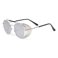 Einfacher Stil Einfarbig Pc Runder Rahmen Vollbild Männer Sonnenbrille sku image 4