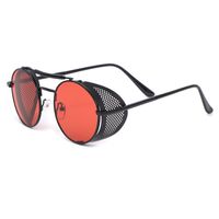 Einfacher Stil Einfarbig Pc Runder Rahmen Vollbild Männer Sonnenbrille main image 3