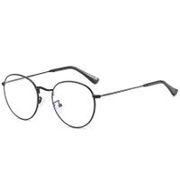 Simple Style Solid Color Ac Round Frame Full Frame Optical Glasses sku image 5