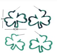 1 Pair Simple Style Flower Acetic Acid Ear Studs main image 2