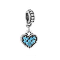 Simple Style Star Heart Shape Alloy Plating Inlay Artificial Diamond Charms sku image 6