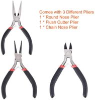 1 Set Classic Style Solid Color Arylic Pliers main image 4