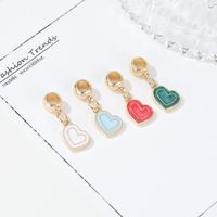 Retro Heart Shape Alloy Enamel Jewelry Accessories main image 3