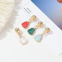 Retro Heart Shape Alloy Enamel Jewelry Accessories main image 2