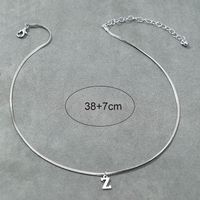 French Style Letter Alloy Plating Women's Pendant Necklace main image 2