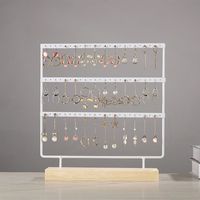Classic Style Solid Color Iron Jewelry Rack main image 1