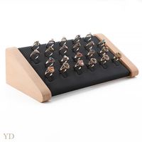 Nordic Style Solid Color Solid Wood Flannel Patchwork Jewelry Rack sku image 1