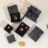 Simple Style Starry Sky Paper Jewelry Boxes main image 2