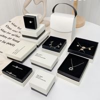 Simple Style Letter Paper Jewelry Boxes main image 4