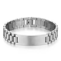 Hip-hop Geometric Titanium Steel Plating Unisex Bracelets sku image 2