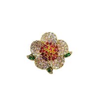 Sweet Flower Copper Plating Women's Brooches main image 4