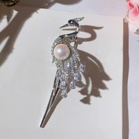 Modern Style Crane Copper Plating Unisex Brooches main image 4